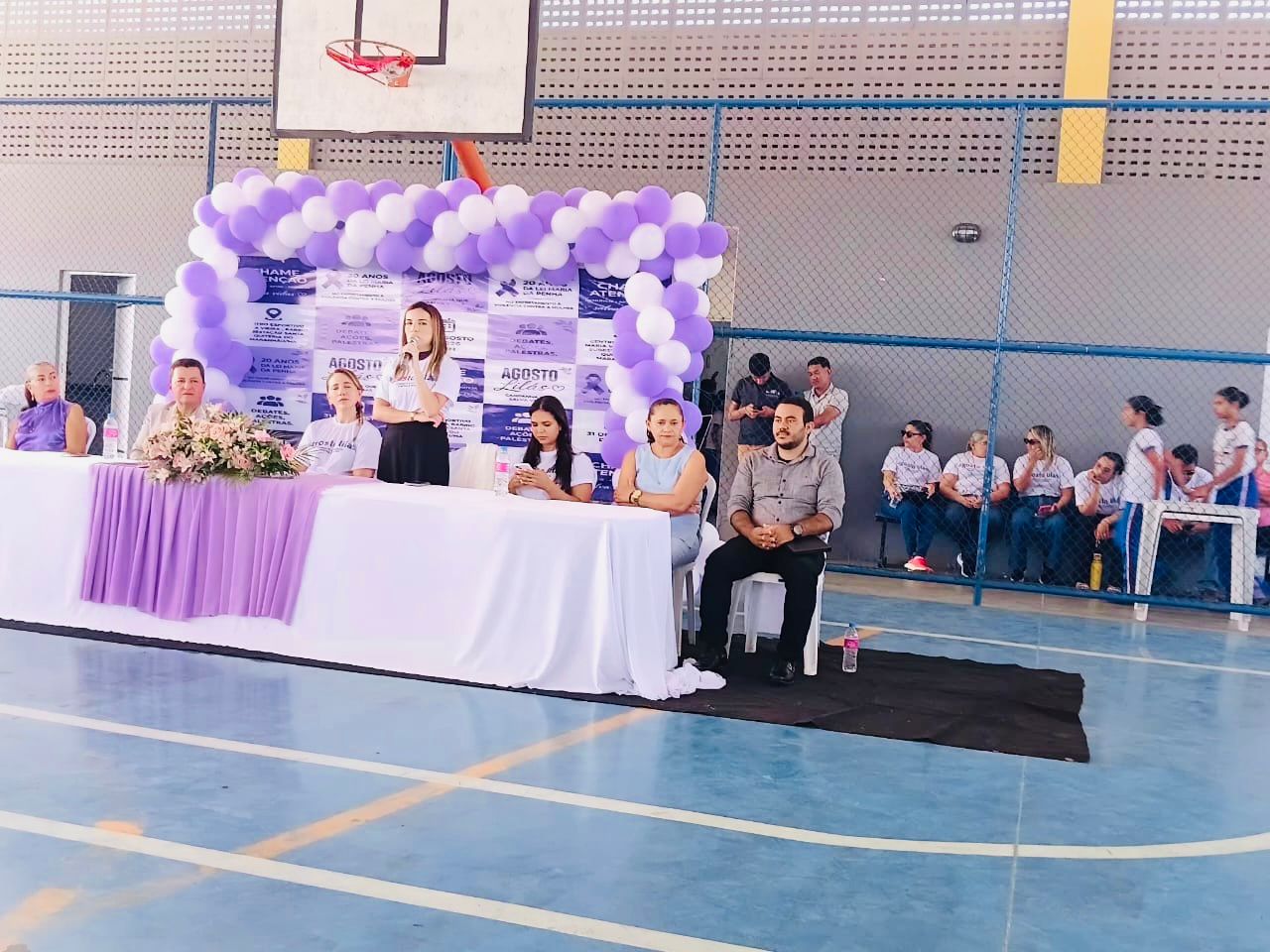 Encerramento do Agosto Lilás mobiliza Santa Quitéria com caminhada, palestras e serviços à comunidade