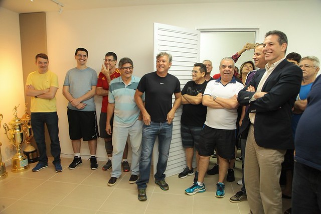 Inauguração da Sala de Esportes da AMMA