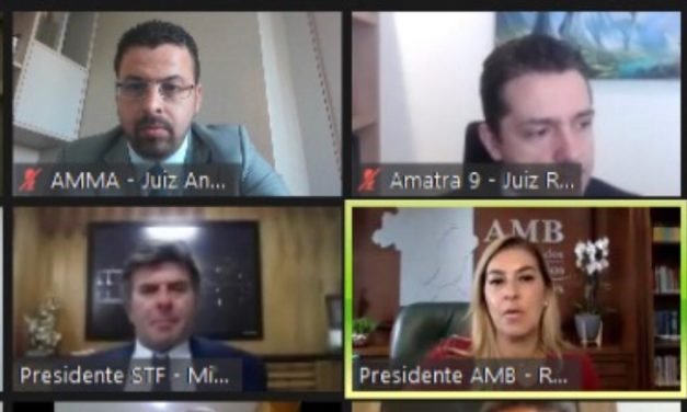 Angelo Santos participa de reunião entre representantes das associações de magistrados e o presidente do STF