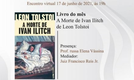 Clube de Leitura da AMMA se reúne nesta quinta-feira para debater sobre “A Morte de Ivan Ilitch”, de Leon Tolstói