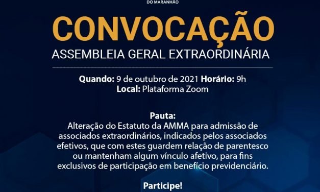 Assembleia Geral Extraordinária neste sábado para apreciar pauta associativa