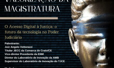 Semana de Valorização da Magistratura terá palestra sobre acesso digital à Justiça nesta quarta-feira