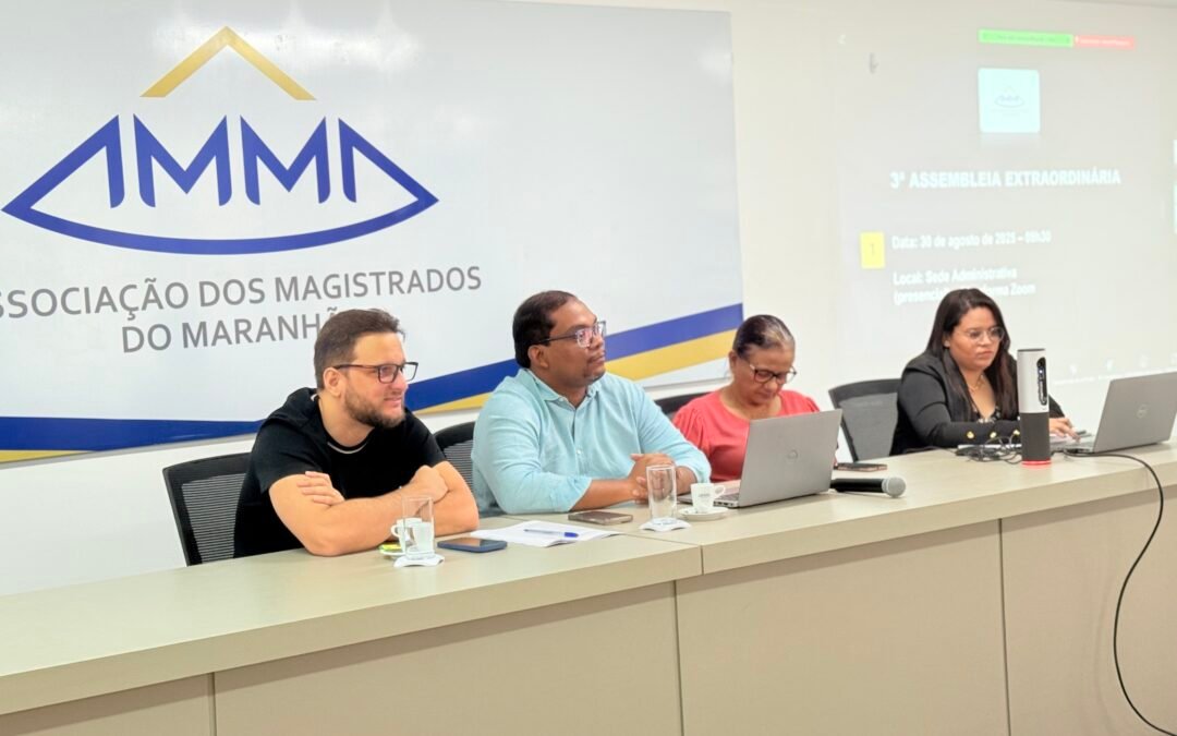Associados e associadas deliberam sobre reajuste da mensalidade e manutenção do nome institucional durante Assembleia Geral Extraordinária da AMMA